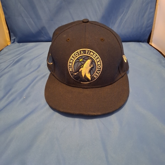 New Era Other - Minnesota Timbervolves New Era 5950 Purple Snap Back Hat. Brim Excellent Shape